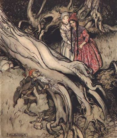 Snow White and Rose Red by Arthur Rackham